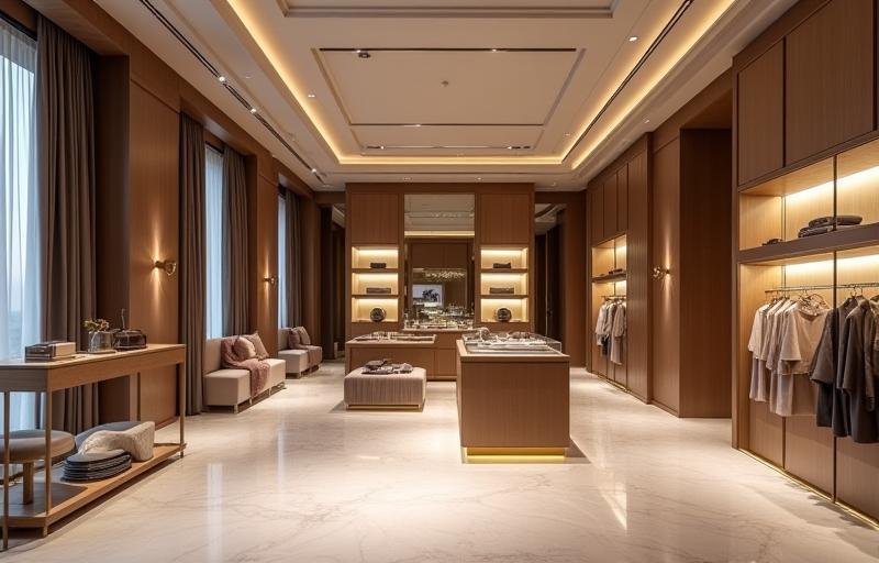 Aménagement intérieur d'une boutique à Paris
